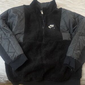 Nike Black Fleece Pullover large